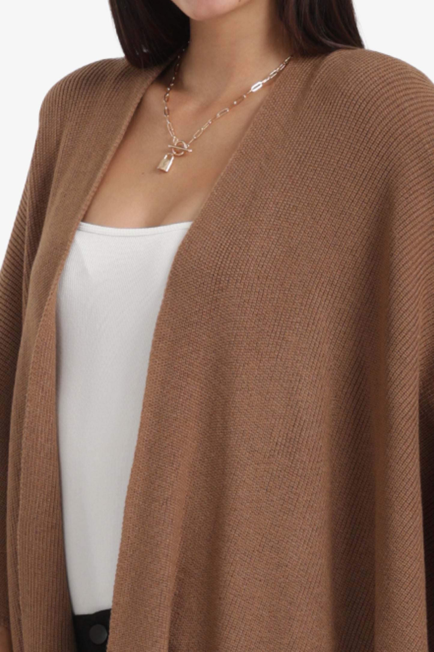 One Size Knitted Poncho