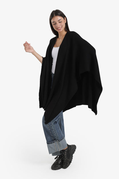 One Size Knitted Poncho