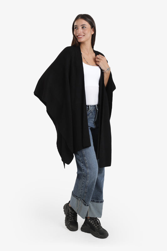 One Size Knitted Poncho