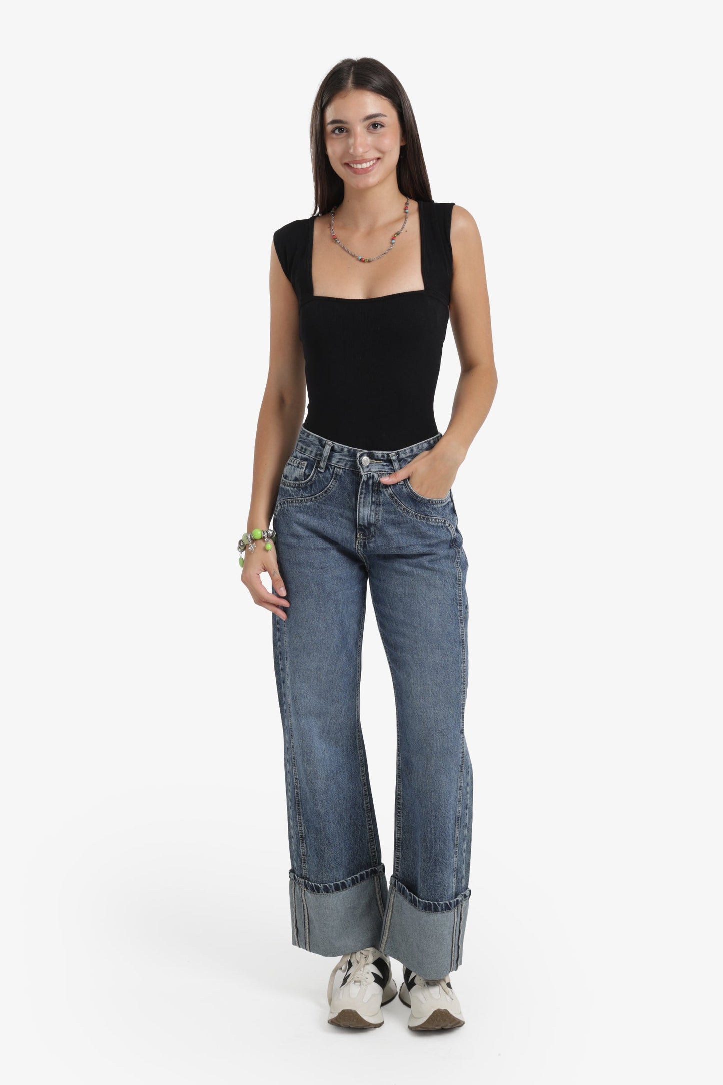 Cut-Out Microfiber Bodysuit