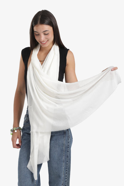 Ribbed Rectangular Scarf
