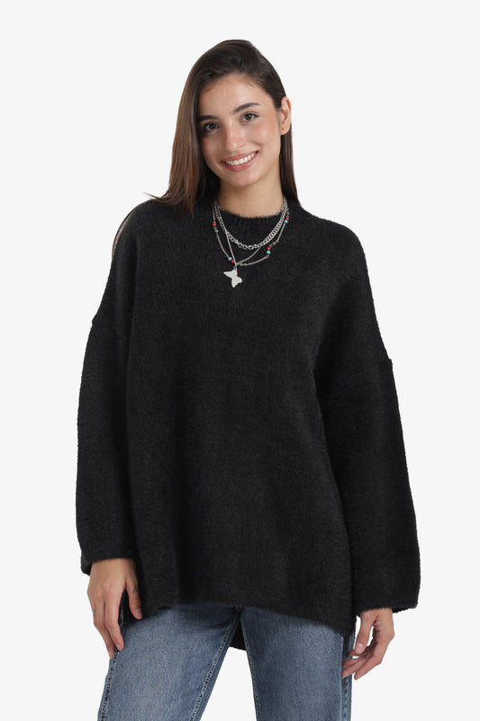 Relaxed Wool Pullover