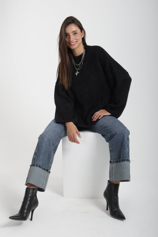 Relaxed Wool Pullover