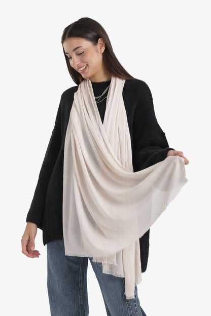 Ribbed Rectangular Scarf