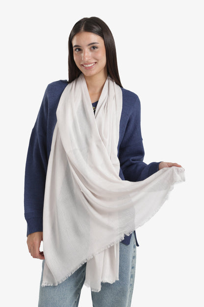 Ribbed Rectangular Scarf