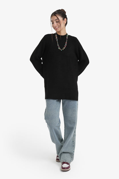 Oversized Knitted Pullover