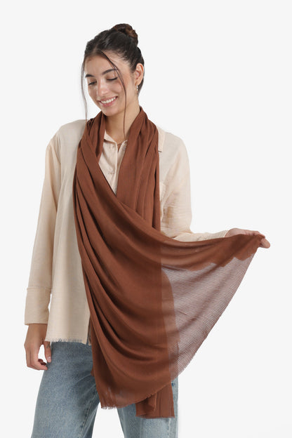 Ribbed Rectangular Scarf