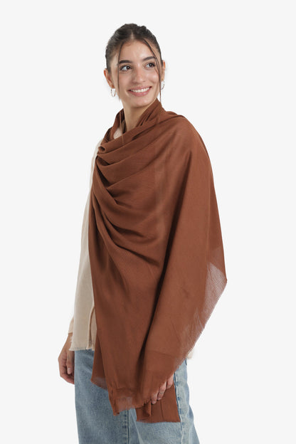 Ribbed Rectangular Scarf