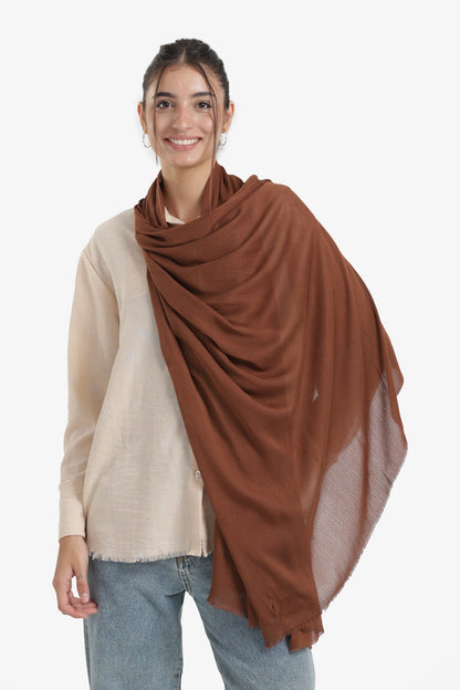 Ribbed Rectangular Scarf