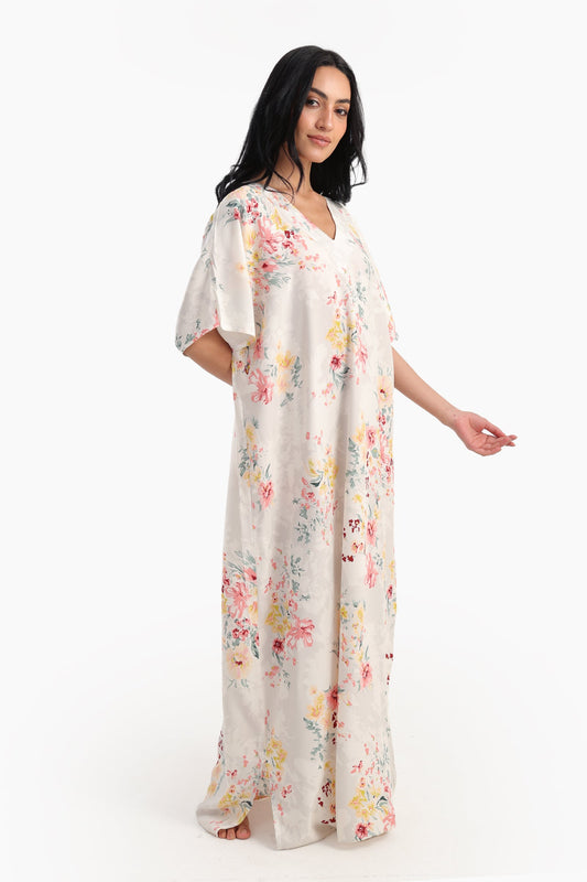 Floral Printed Nightgown