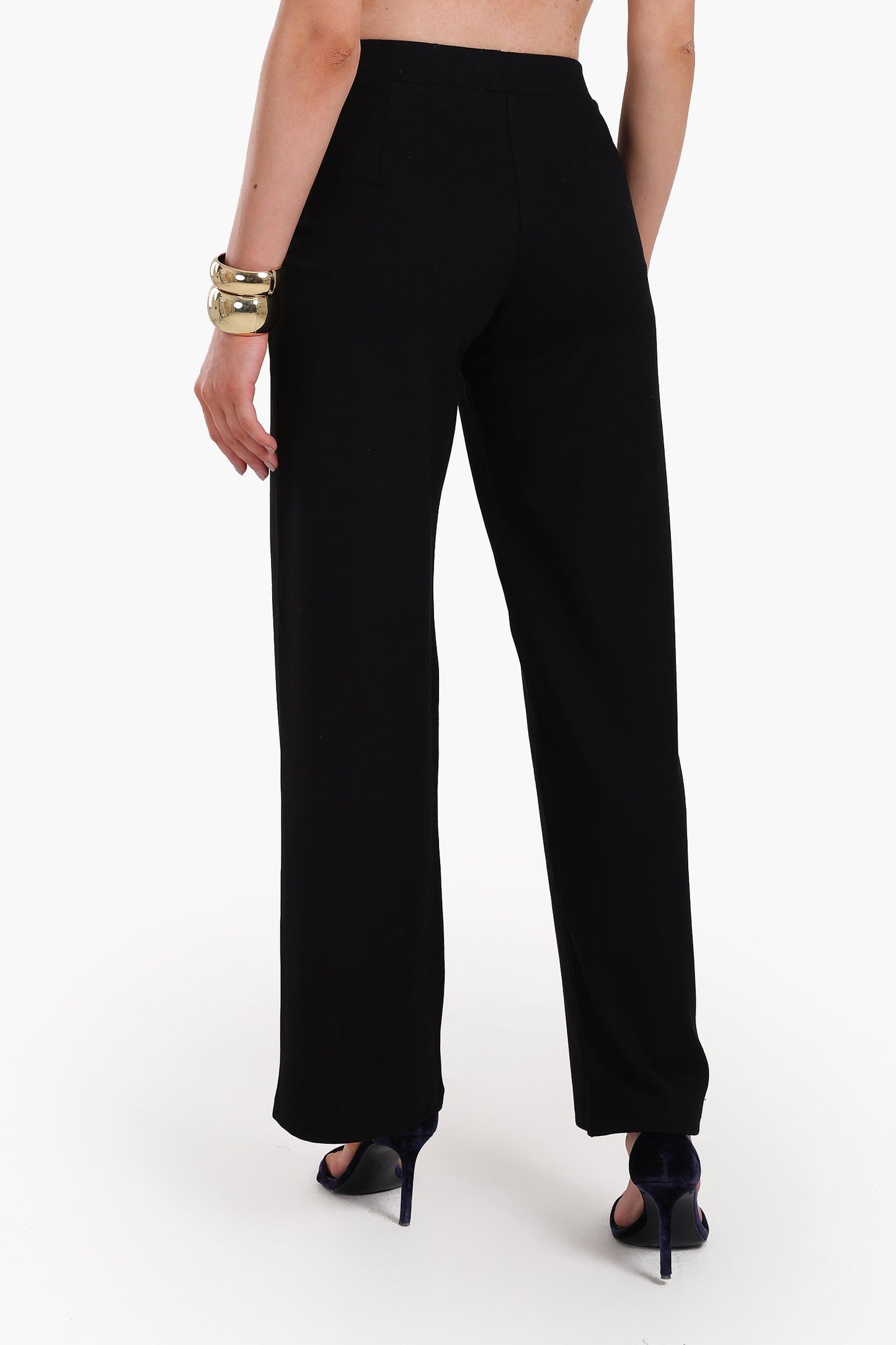 Black Jersey Pants
