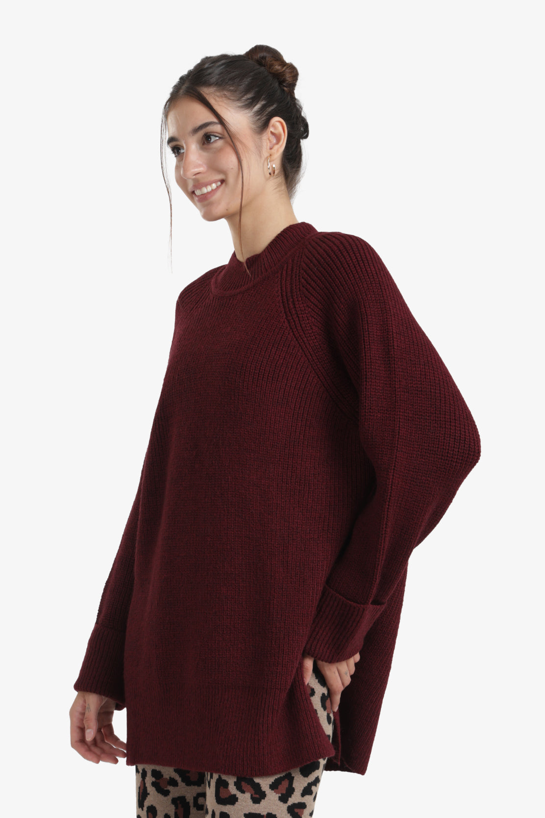 Oversized Knitted Pullover