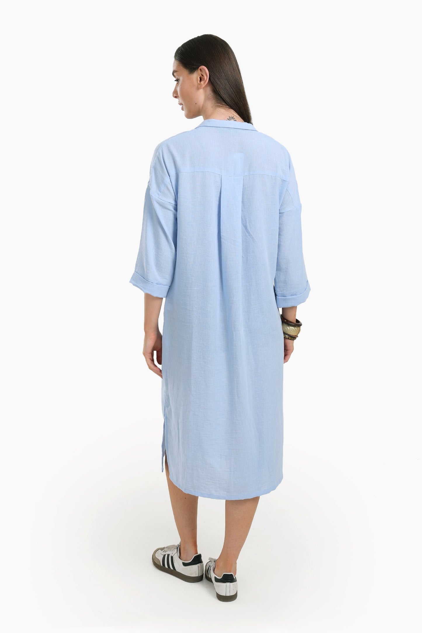 Plain Lounge Shirt Dress
