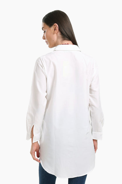 Round Hem Long Shirt