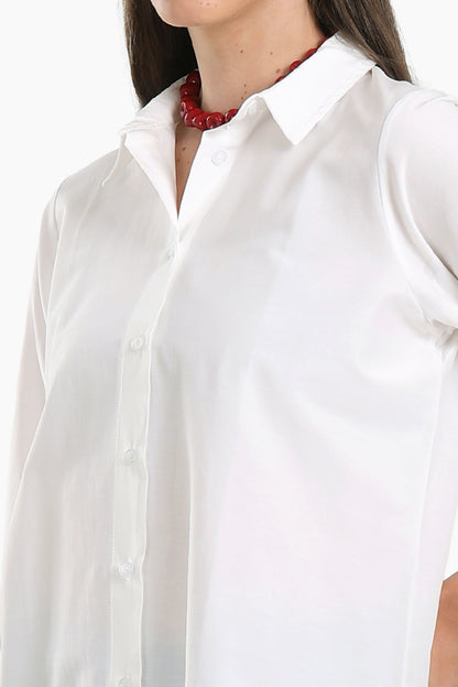 Round Hem Long Shirt