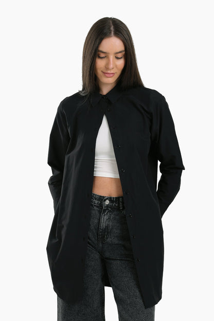 Round Hem Long Shirt