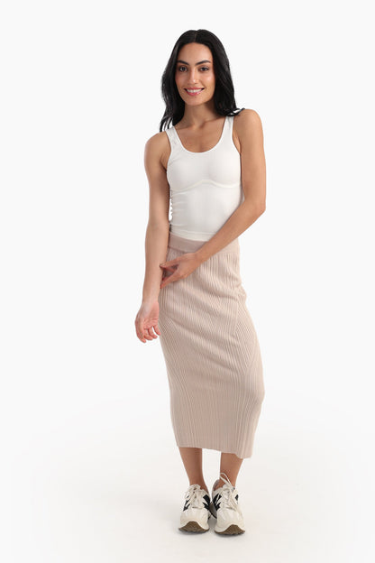 Slim Fit Ribbed Crop Top