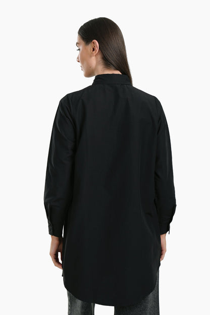 Round Hem Long Shirt