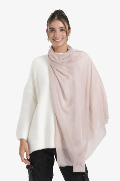 Ribbed Rectangular Scarf