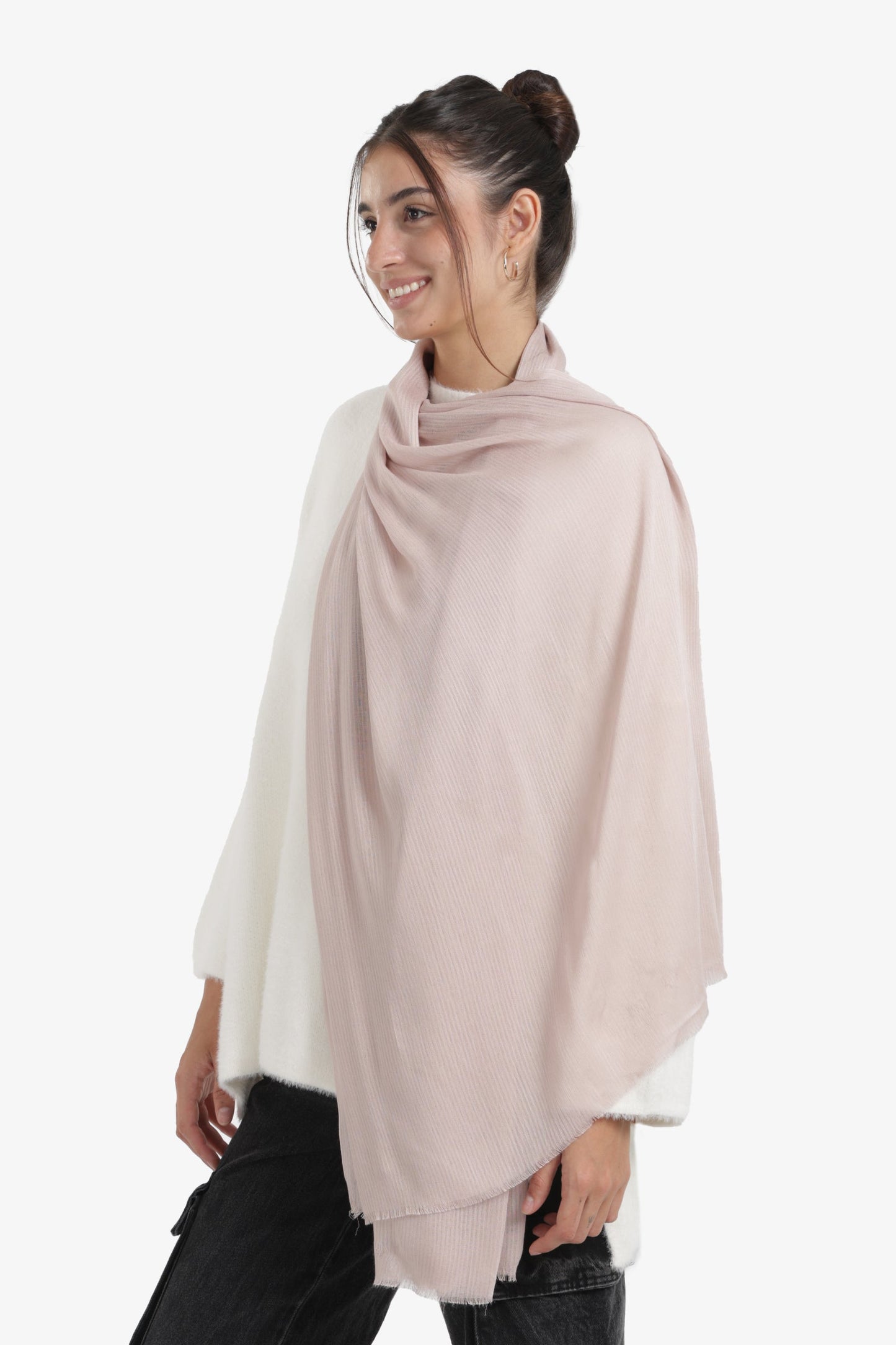 Ribbed Rectangular Scarf