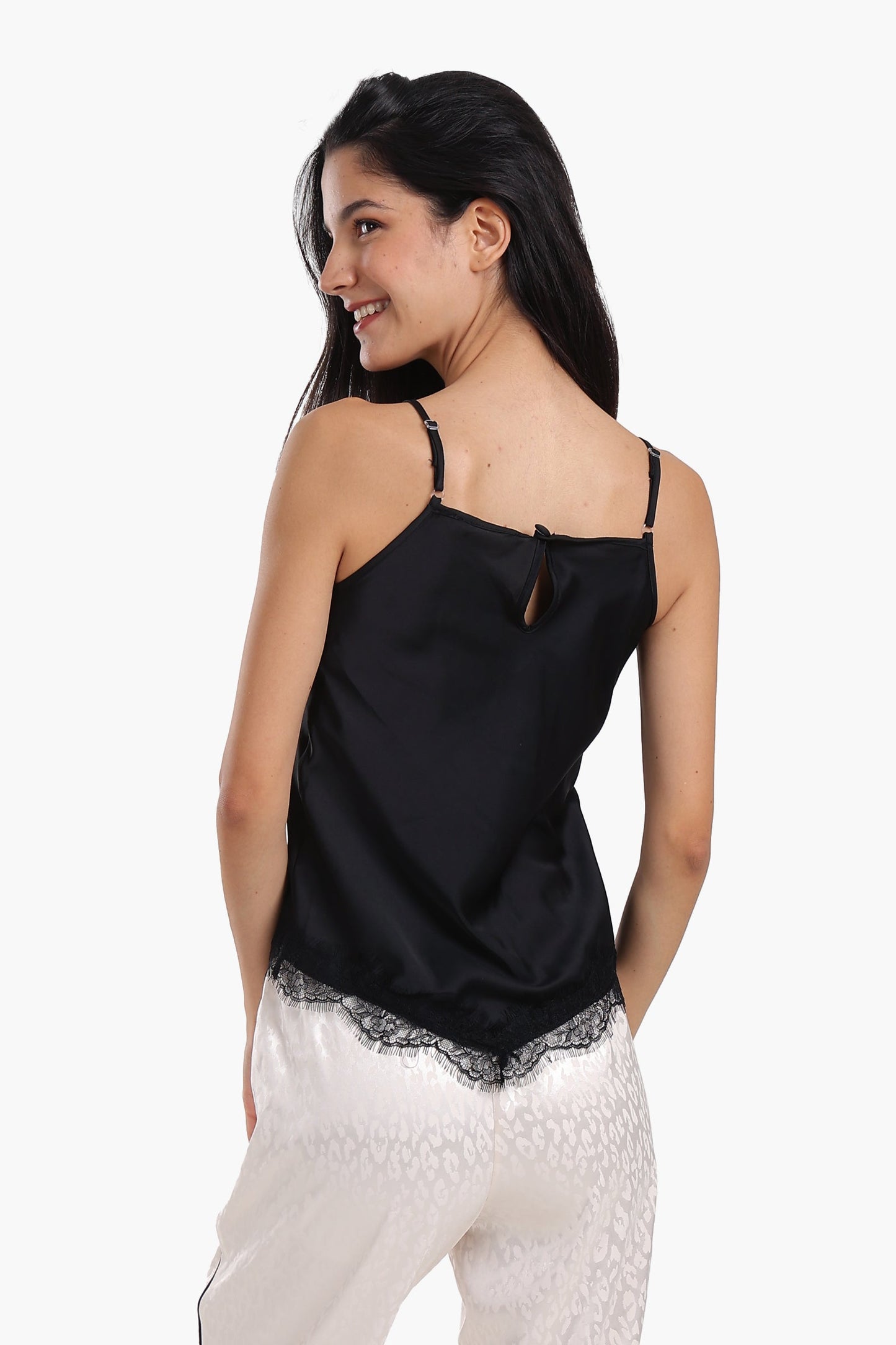 Drawstring Satin Pyjama Set