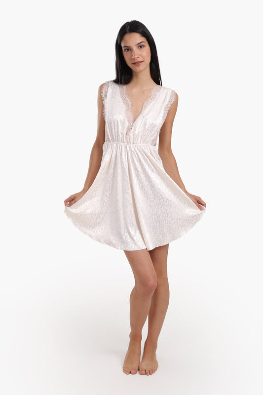 Plunge V-Neck Baby Doll
