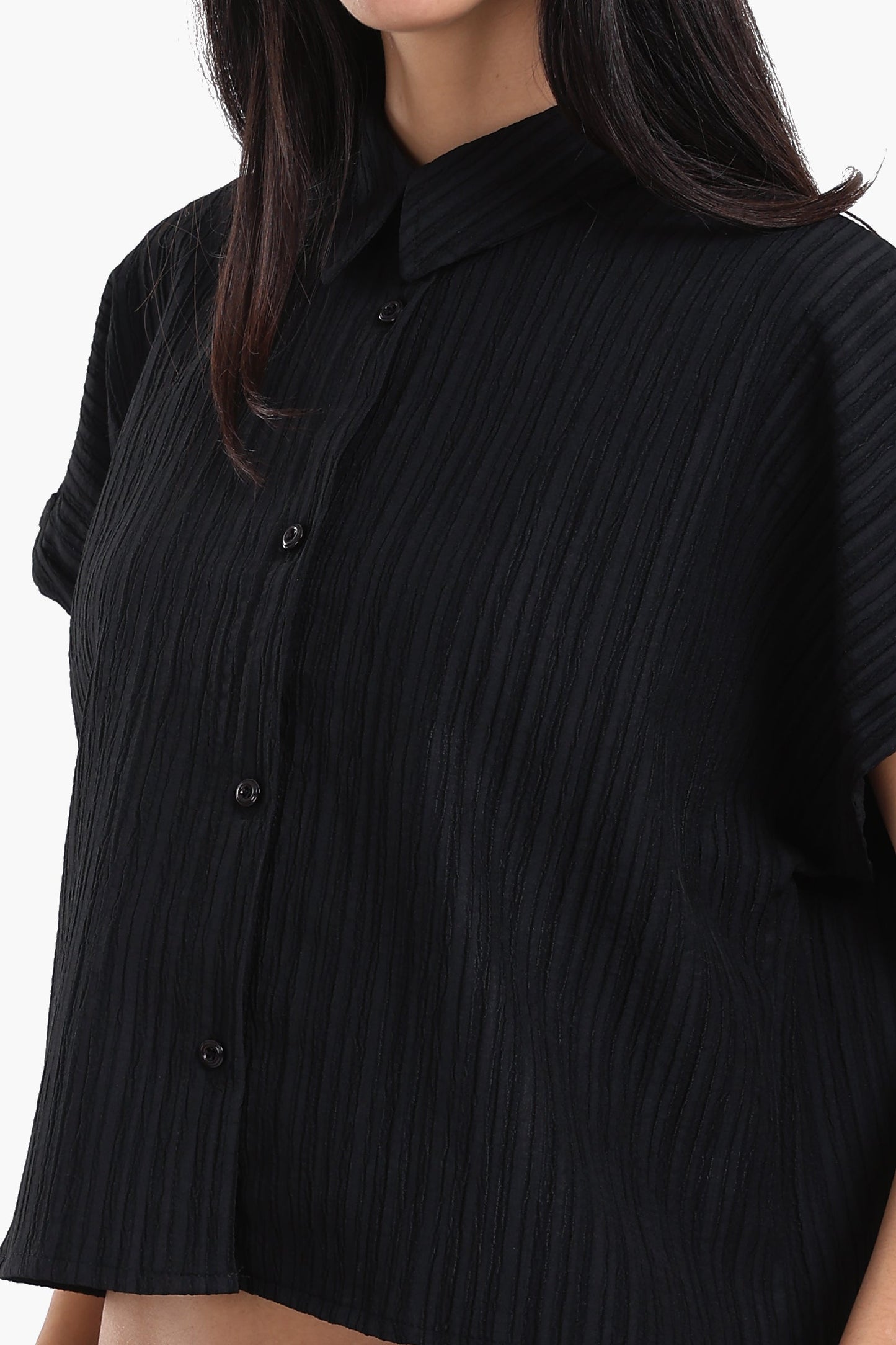 Textured Pattern Lounge Shirt