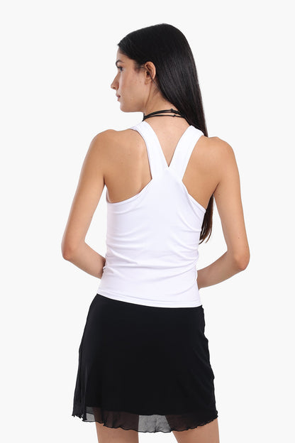 Slim Fit Round Neck Top