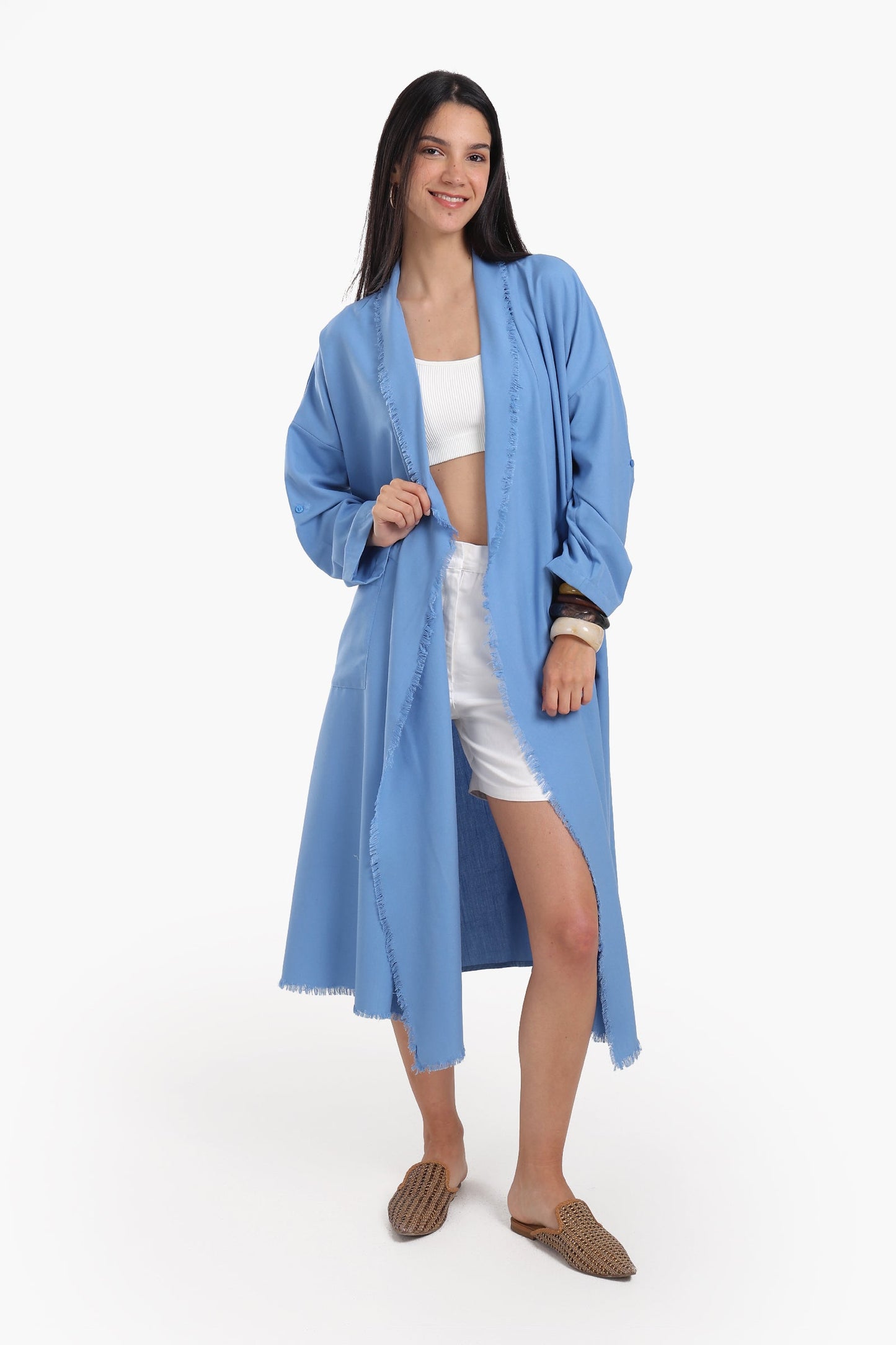 كيمونو بوليستر متدفق