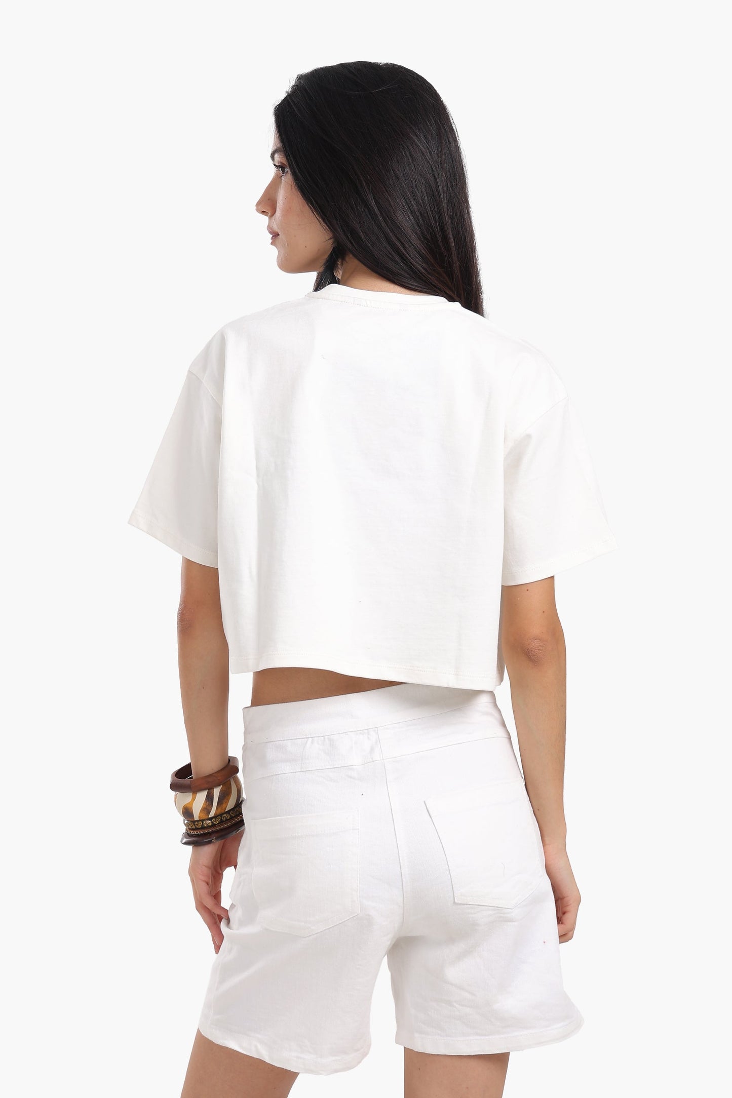 Relaxed Fit Cropped T-Shirt