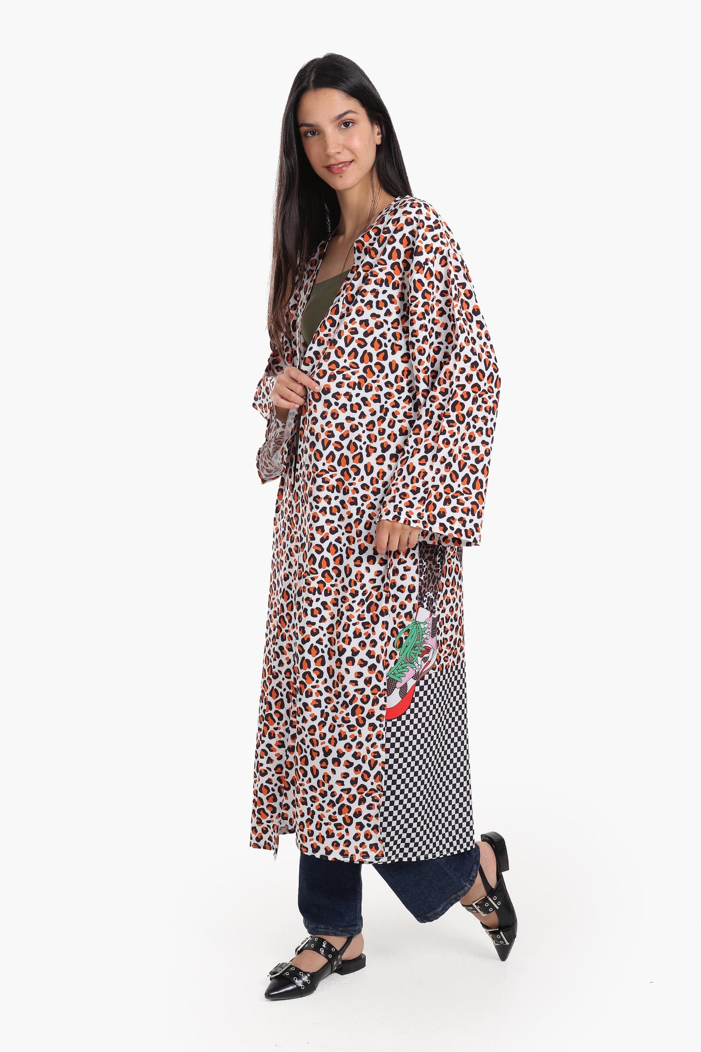 Artistic Multi Pattern Kimono
