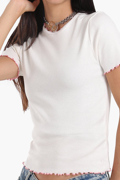 Top with Colored Edges