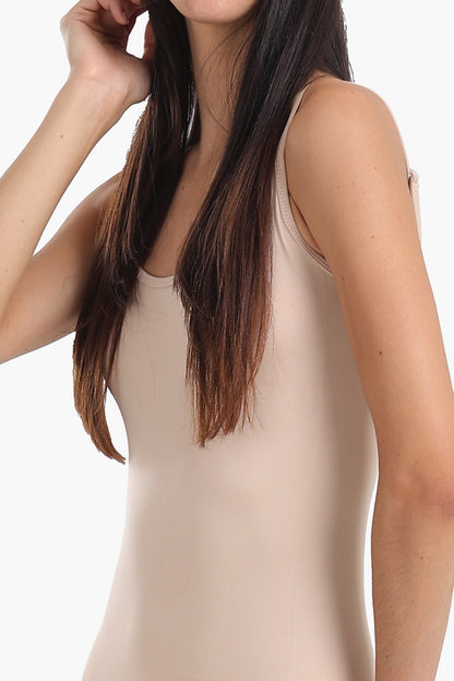Round Neck Cami Short Dress