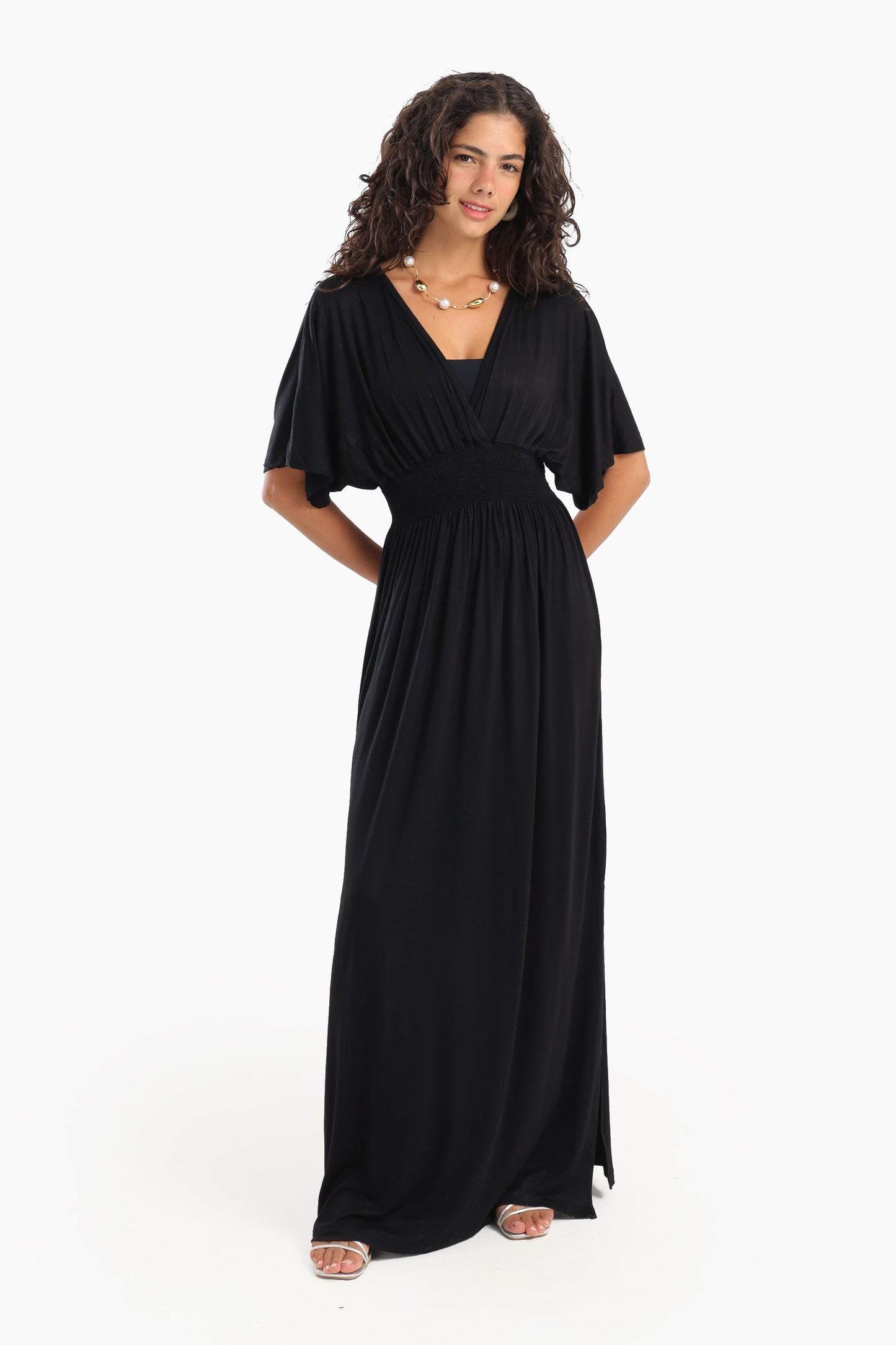 Comfy Nightgown With Side Slits