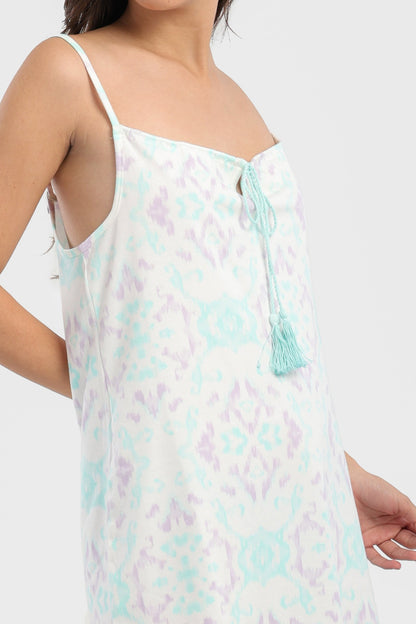 Sleeveless Cotton Nightgown