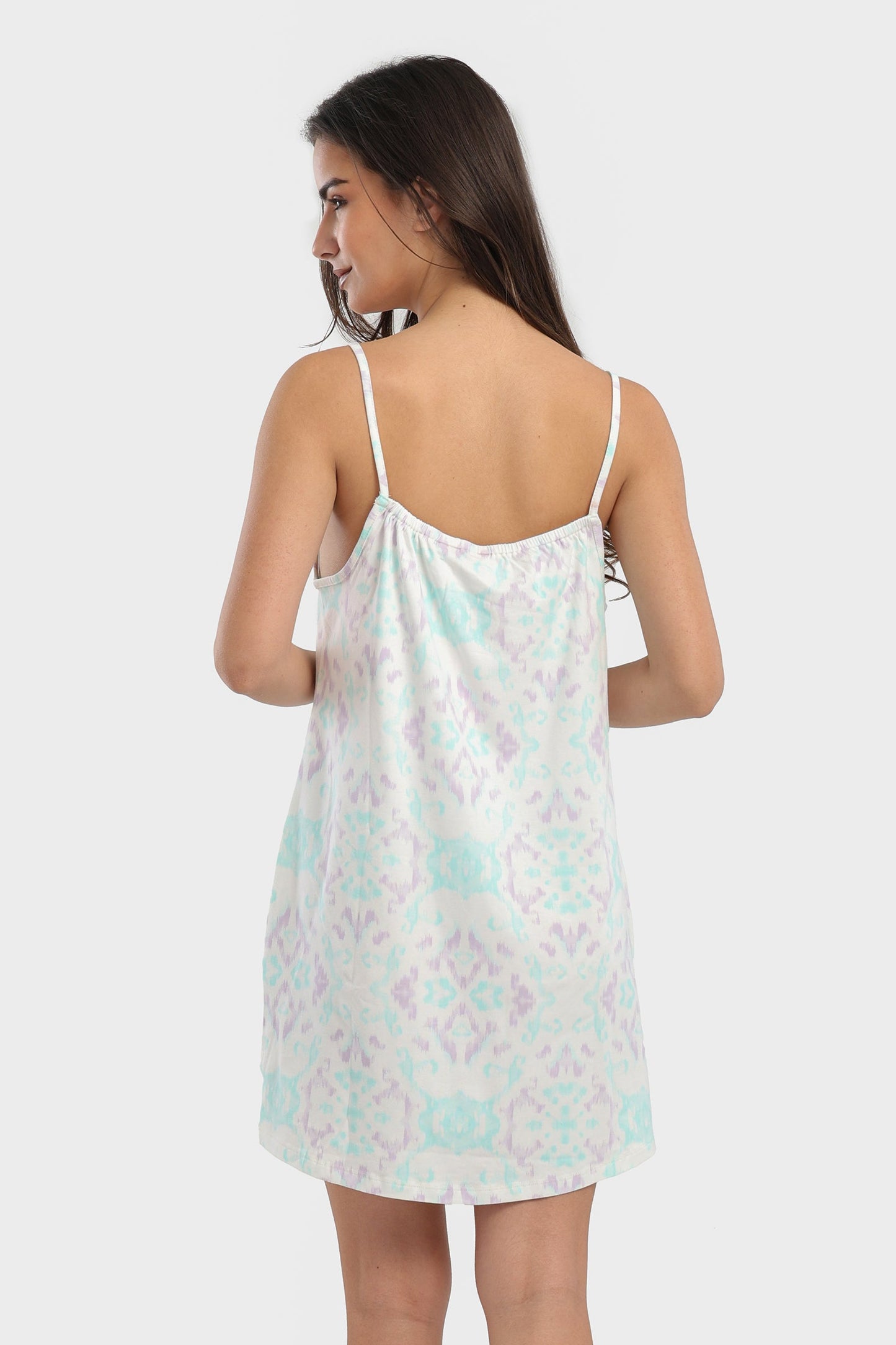 Sleeveless Cotton Nightgown