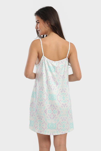 Sleeveless Cotton Nightgown