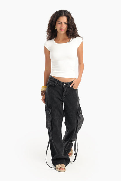 Ribbed Slim Fit Top