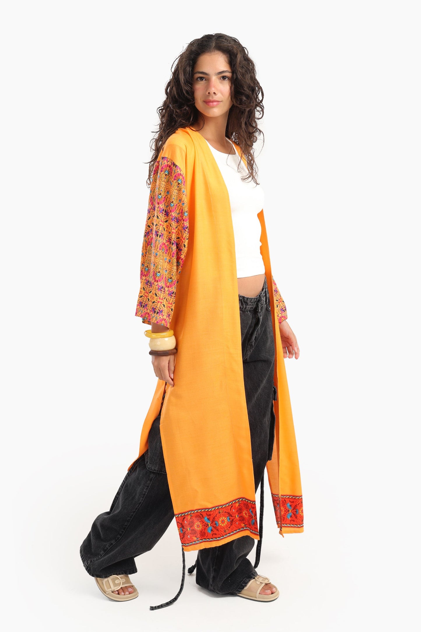 Chic Printed Colored Kimono