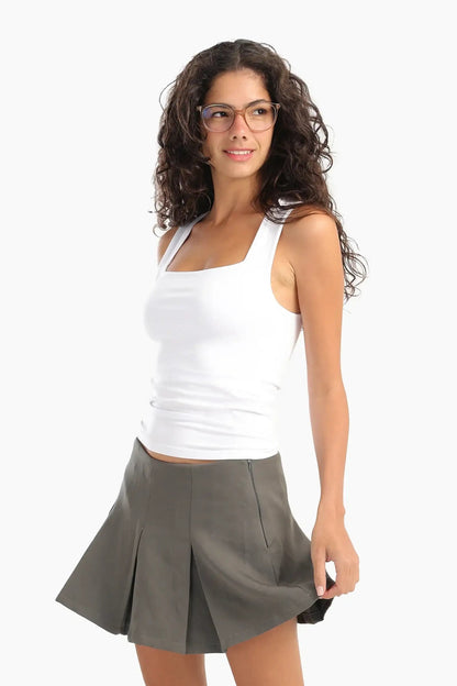 Square Neck Sleeveless Top