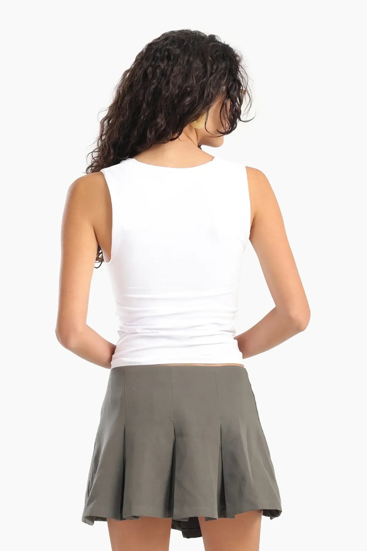 Square Neck Sleeveless Top