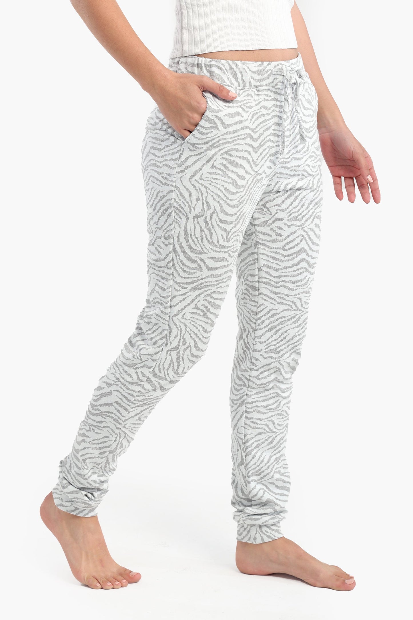 Carrot Leg Pyjama Pants