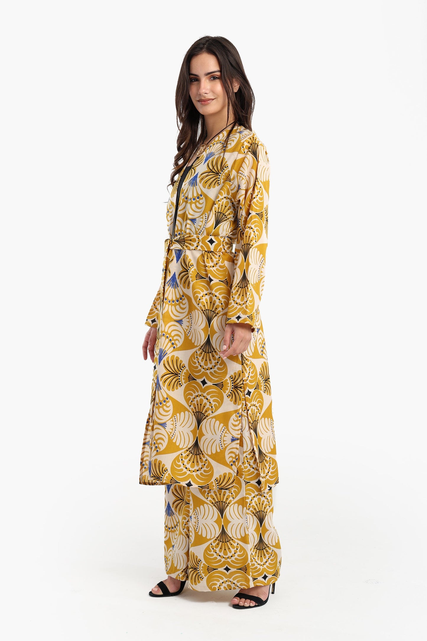 كيمونو قطني صيفي