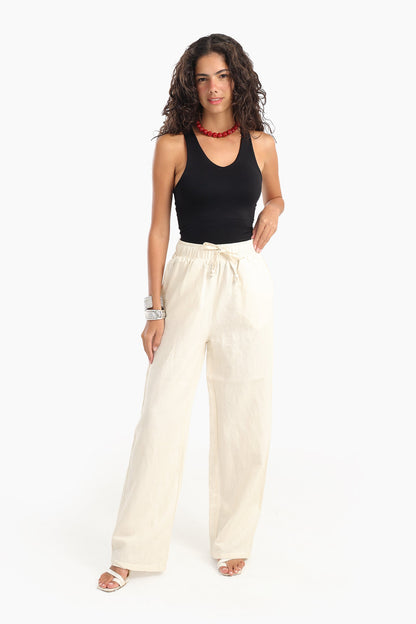 Slim Fit Round Neck Top