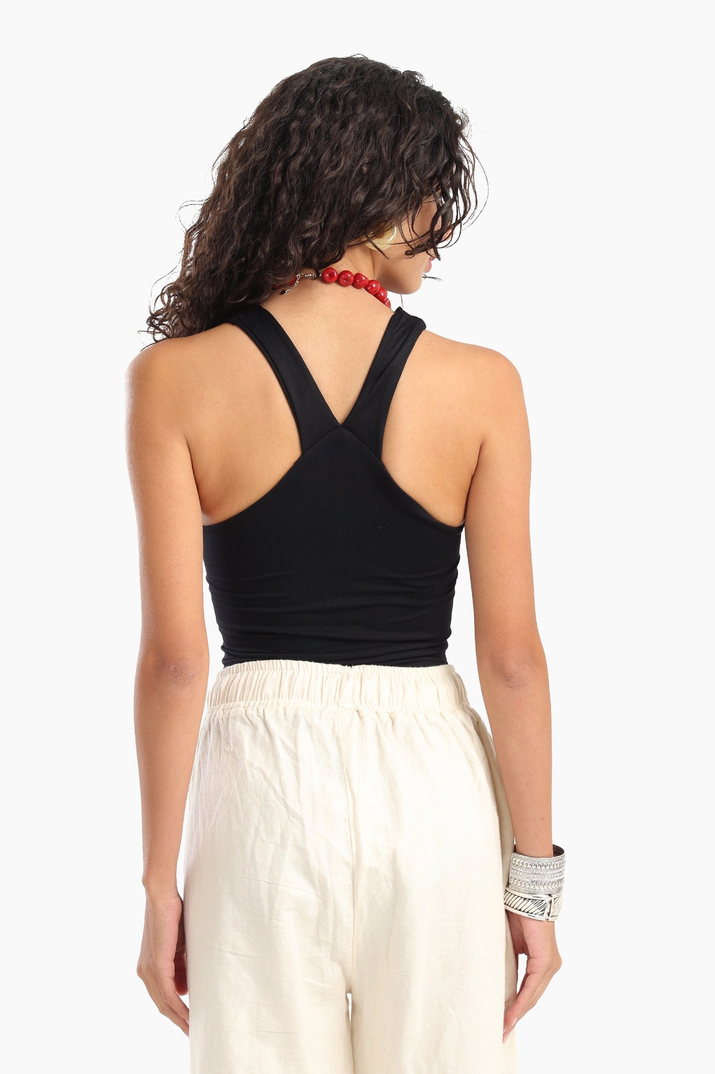 Slim Fit Round Neck Top