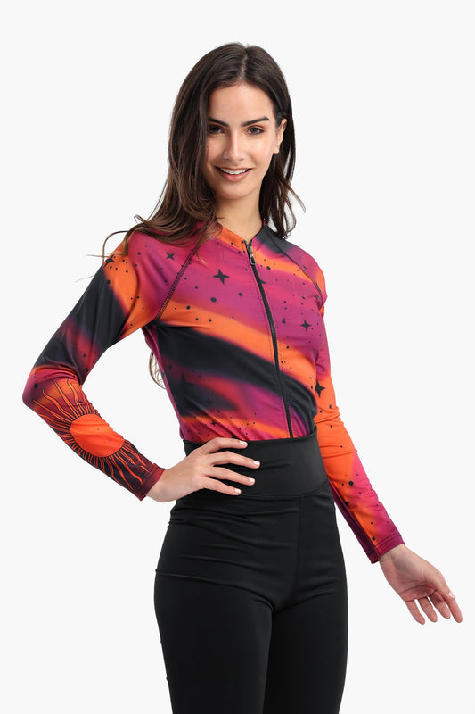 Galaxy Rash Guard Swimsuit