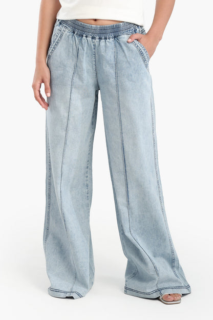 Relaxed-Fit Denim Pants