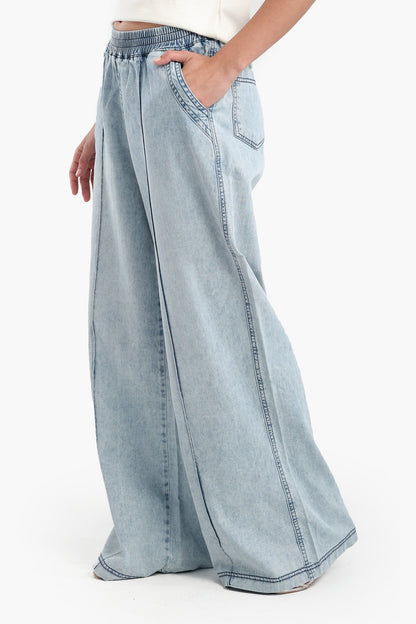 Relaxed-Fit Denim Pants