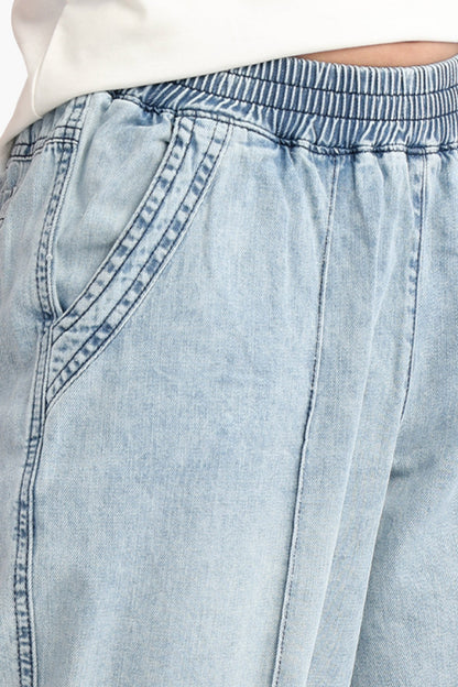 Relaxed-Fit Denim Pants