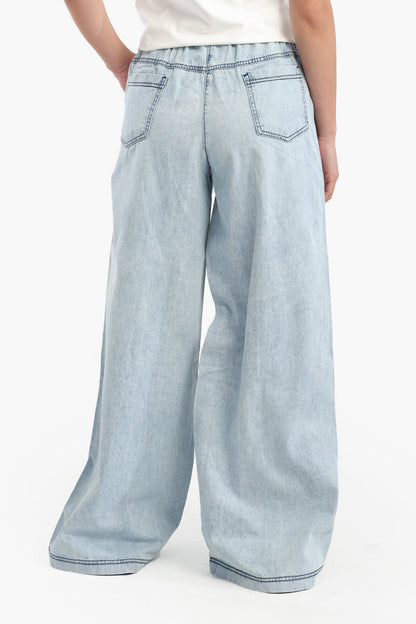Relaxed-Fit Denim Pants